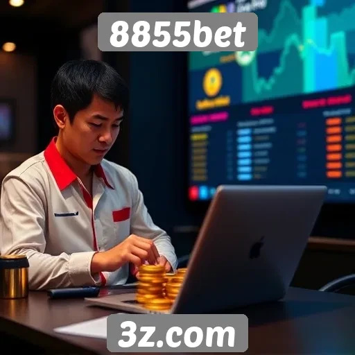 Transações financeiras no site 8855bet