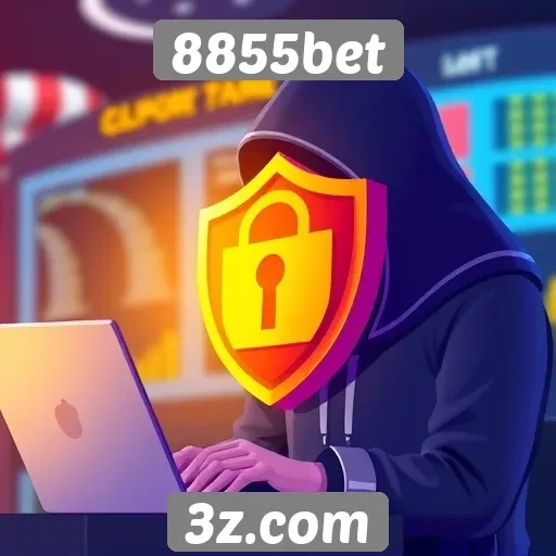 Análise de segurança no site 8855bet