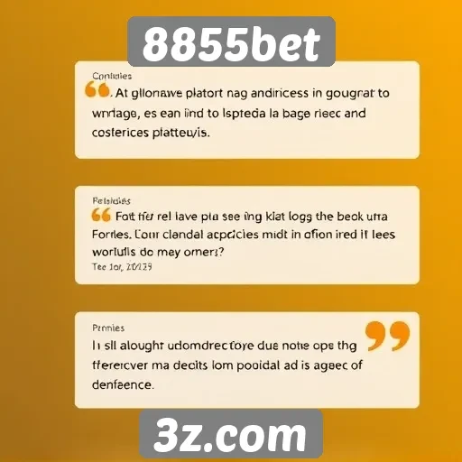 Opiniões de usuários sobre a experiência no 8855bet